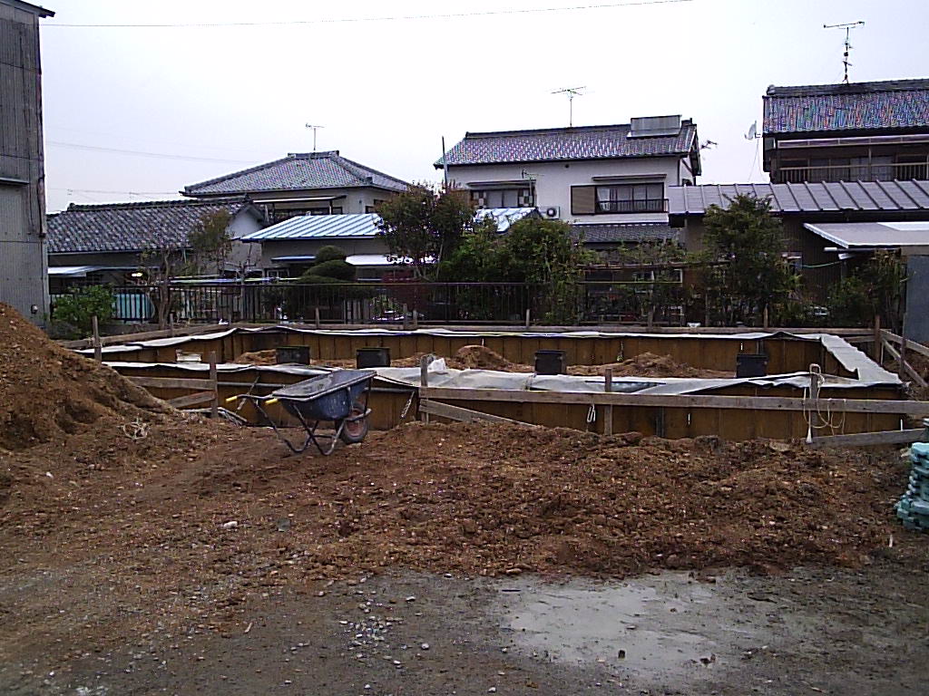 基礎工事編 トヨタホームで建てるマイホームっ